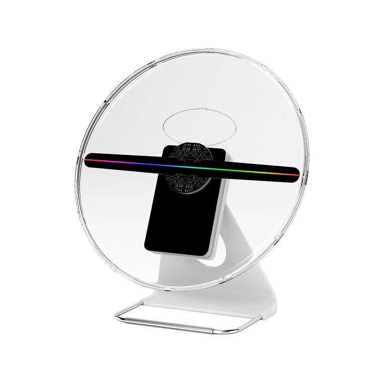 mini portable fan display hologram