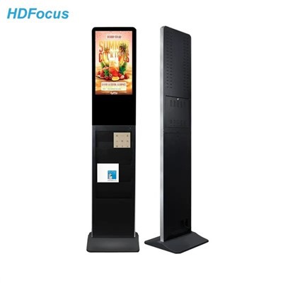 21.5 Inch Digital Signage Kiosk Book Shelf