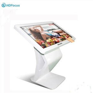 43 Inch K Shape LCD Self Service Kiosk