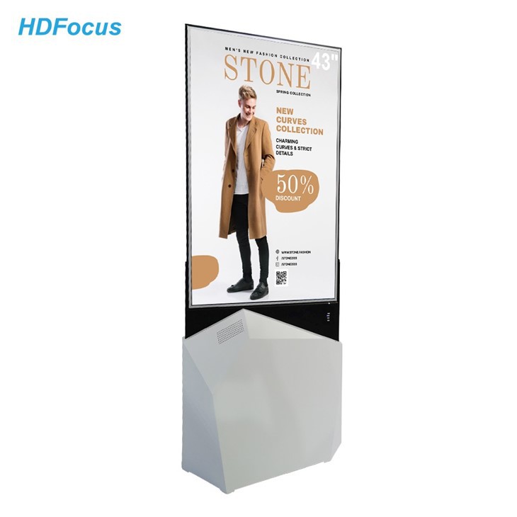 43 Inch Transparent Advertising Player Kiosk