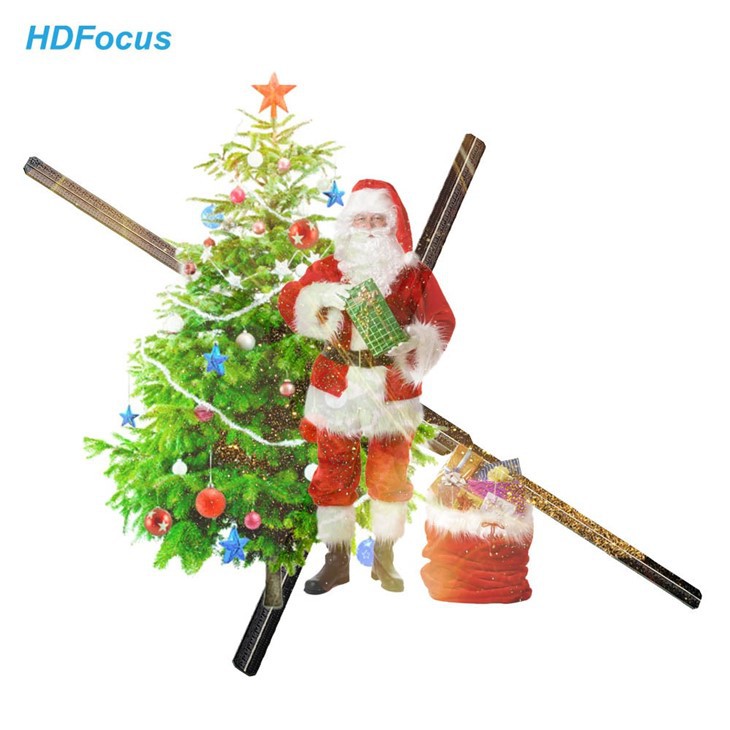 65cm 3d Hologram Fan Christmas