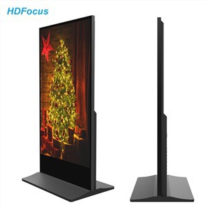 75 Inch Floor Standing Portable Digital Advertising Player