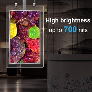 Double Side LCD Transparent Display Hanging Screen Digital Signage