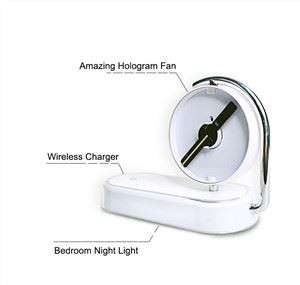 Mini Night Light Hologram Fan